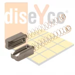 Escobilla Leister 230V Triac/Weldmax con ranura 100.645 - Imagen 2