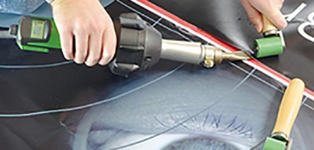 soldador de aire caliente Leister