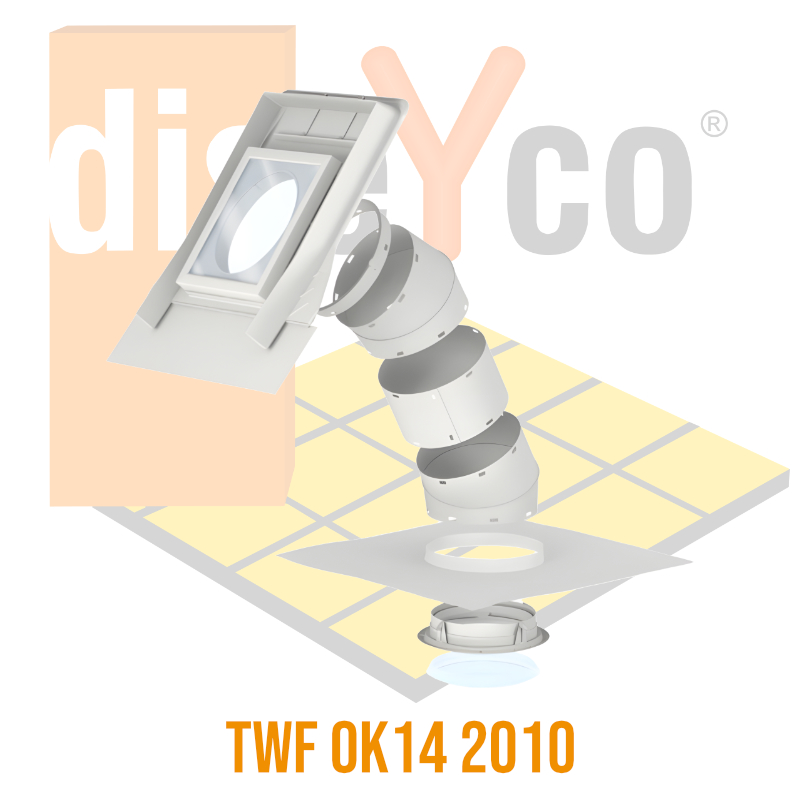 PLANTILLA ARTICULOS TIENDA Tubo solar cubierta inclinada ondulada TWF 0K14 2010 - Imagen 1