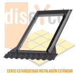 Cerco de estanqueidad VELUX instalación estándar