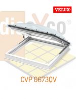 Ventana de cubierta plana eléctrico con mando a distancia CVP 0673QV + Cupula