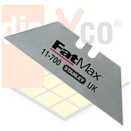 Hoja de cuchillo Stanley Fatmax trapezoidal blister de 10 uds ref. 2-11-700