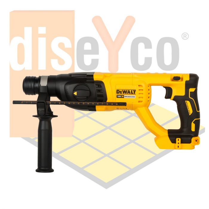 Martillo Perforador DeWALT - DCH133NT 18V XR - Imagen 2