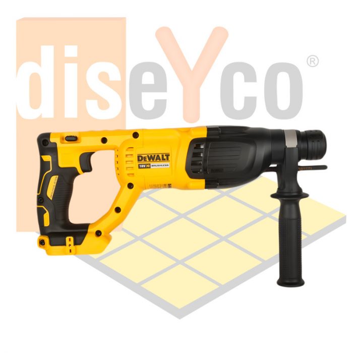 Martillo Perforador DeWALT - DCH133NT 18V XR - Imagen 3