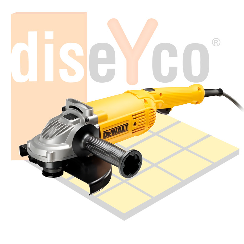 Amoladora DeWALT modelo DWE490-QS 230mm