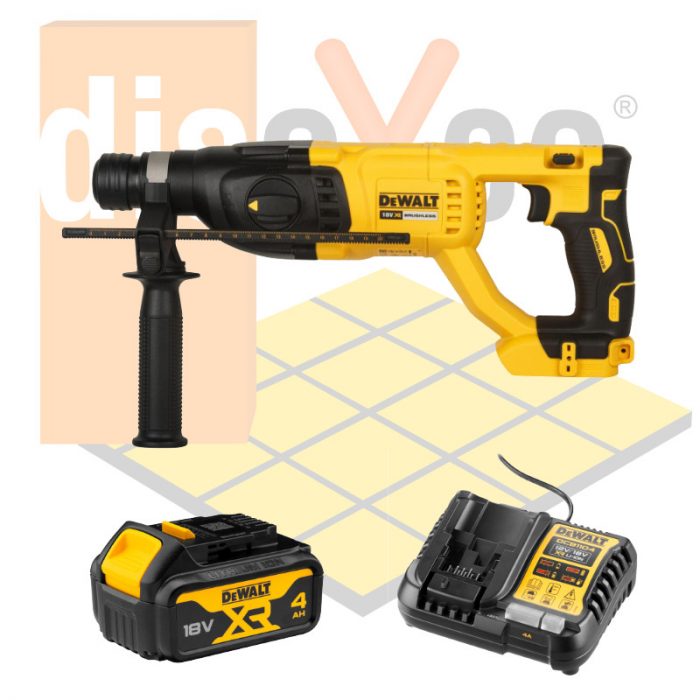 Martillo Perforador DeWALT - DCH133NT 18V XR - Imagen 4