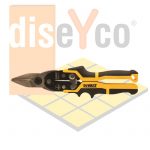 Tijeras Corta Chapas ERGO DeWALT - Corte recto modelo DWHT14675-0 - Imagen 2
