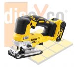 Sierra de Calar DeWalt modelo DCS334NT-XJ XR 18V LI- ION 5Ah