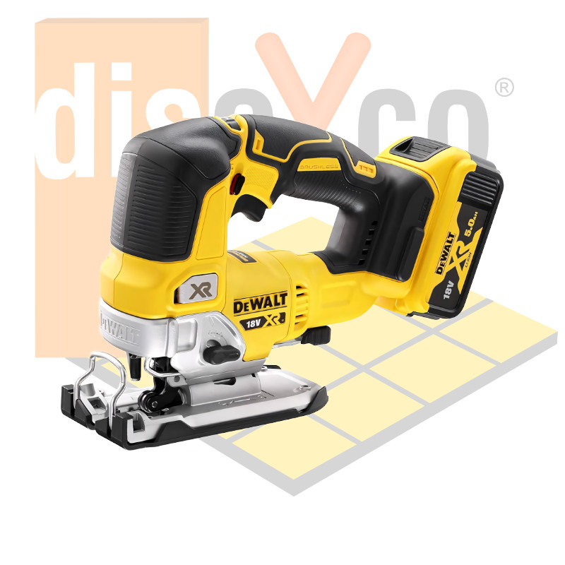 Sierra de Calar DeWalt modelo DCS334NT-XJ XR 18V LI- ION 5Ah
