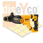 Martillo Electroneumático DeWALT modelo DCH263P1-XR SDS PLUS® 18V LI-ION 5Ah