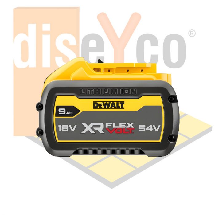 Batería de Carril DeWALT XR 18V/54V 9Ah LI-ION - Imagen 2