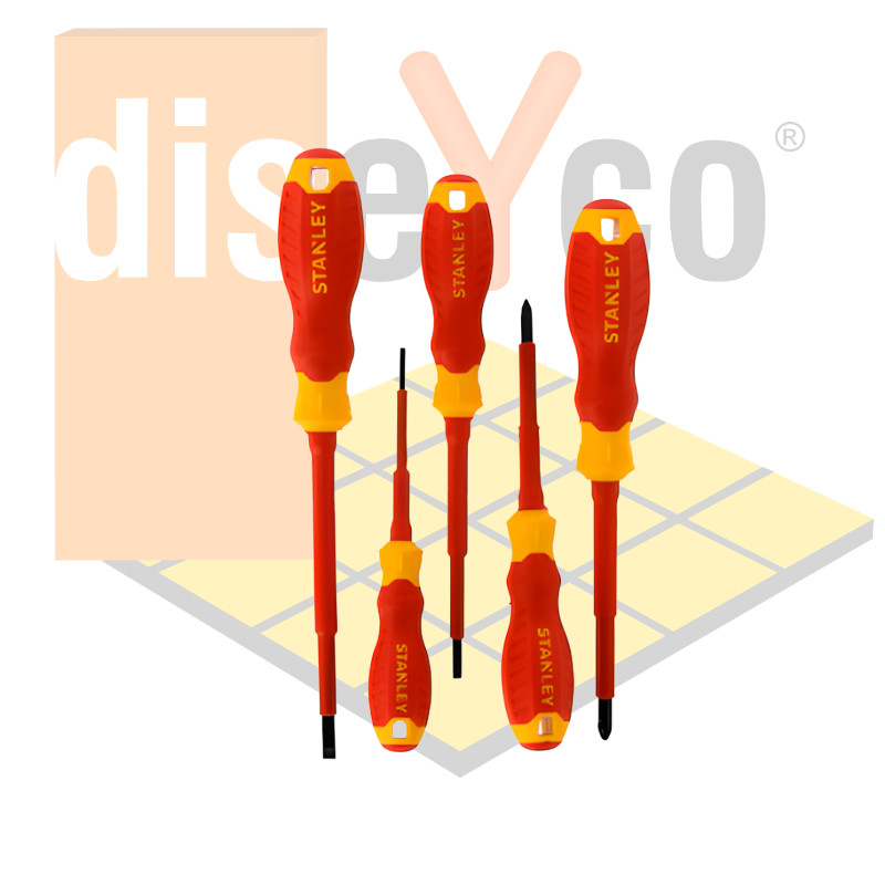 Juego de 5 Destornilladores VDE Stanley STHT65556-0