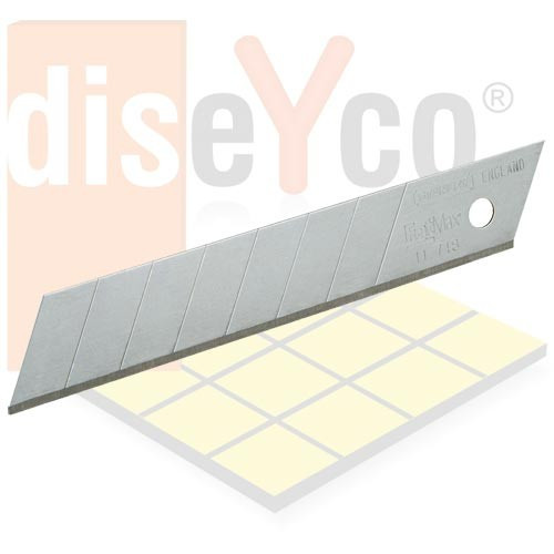 Hoja de cutter Stanley Fatmax 18 mm blister 10 uds ref. 2-11-718
