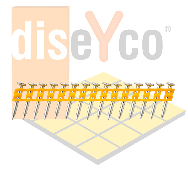 Clavos DeWALT para clavadora de hormigón (DCN890) y a gas (DGN845) 2,6 x 30mm