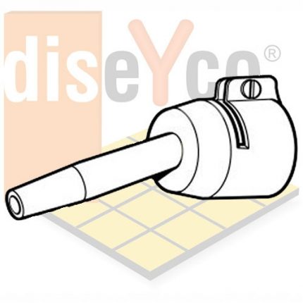 Tobera de soldadura 31,5 mm a 5 mm Leister 100.303