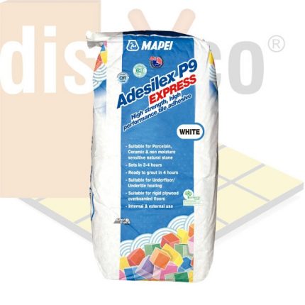 Adesilex P9 Express blanco saco 20 kg.