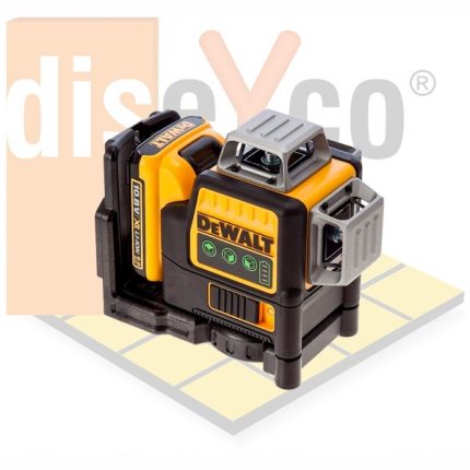 Nivel Laser 3 lineas 360º con batería Li-ION XR 10,8V