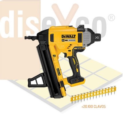 Clavadora de hormigon XR 18V DeWALT + 20.100 clavos CPROF530