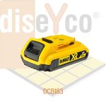 Batería Carril XR 18V LI-ION 4,0AH DeWALT Mod. DCB182