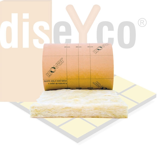 Rollo de Lana de Vidrio IBR de ISOVER