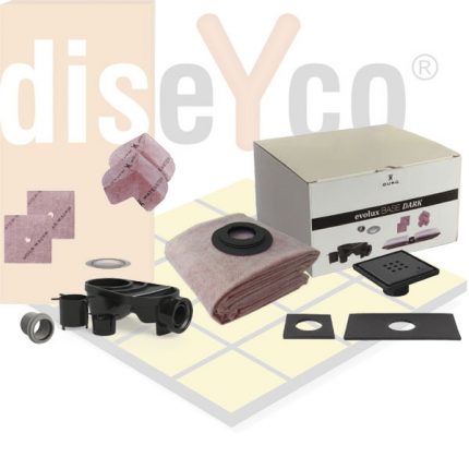 Sistema de ducha Evolux puntual Dark - Guru