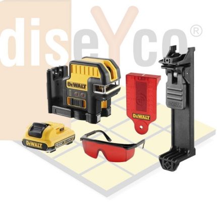 Laser de línea DeWALT DCE0825D1R 5 puntos cruz roja