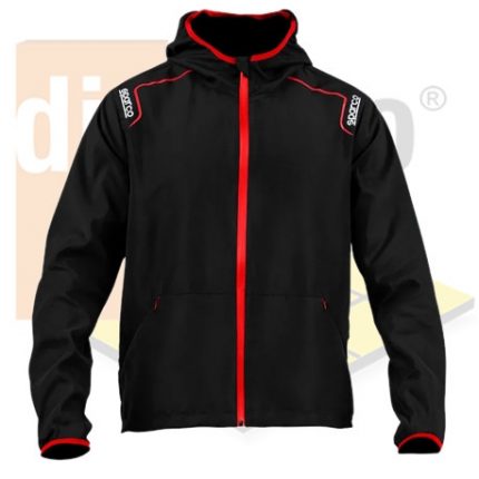 Chaqueta cortavientos Sparco mod. Wilson BLACK NR Negra