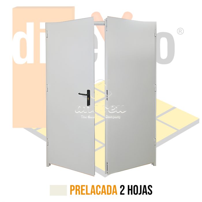 Puerta Metálica ANDREU ENSAMBLADA CS4 Lisa - Imagen 4