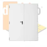 Puerta Cortafuegos ANDREU TURIA Ei2 C5 60 min Doble hoja - Prelacado Blanco
