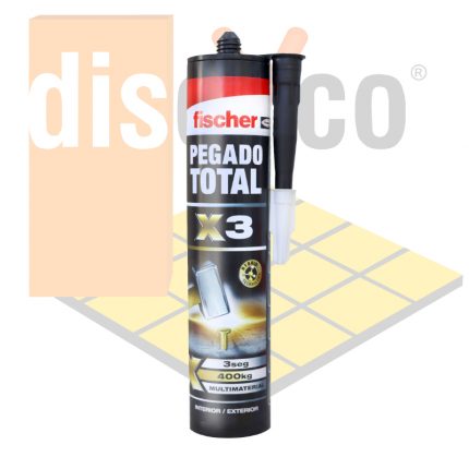Adhesivo FISCHER Pegado Total X3