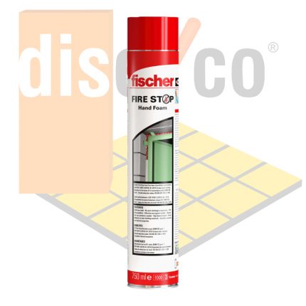 Espuma poliuretano FISCHER FIRESTOP Manual 750 ml.