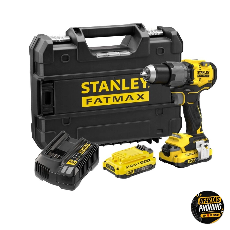 SFMCD726D2T Taladro Percutor BRUSHLESS V20 LI-ION 18V 80Nm - SFMCD726D2T - Imagen 1